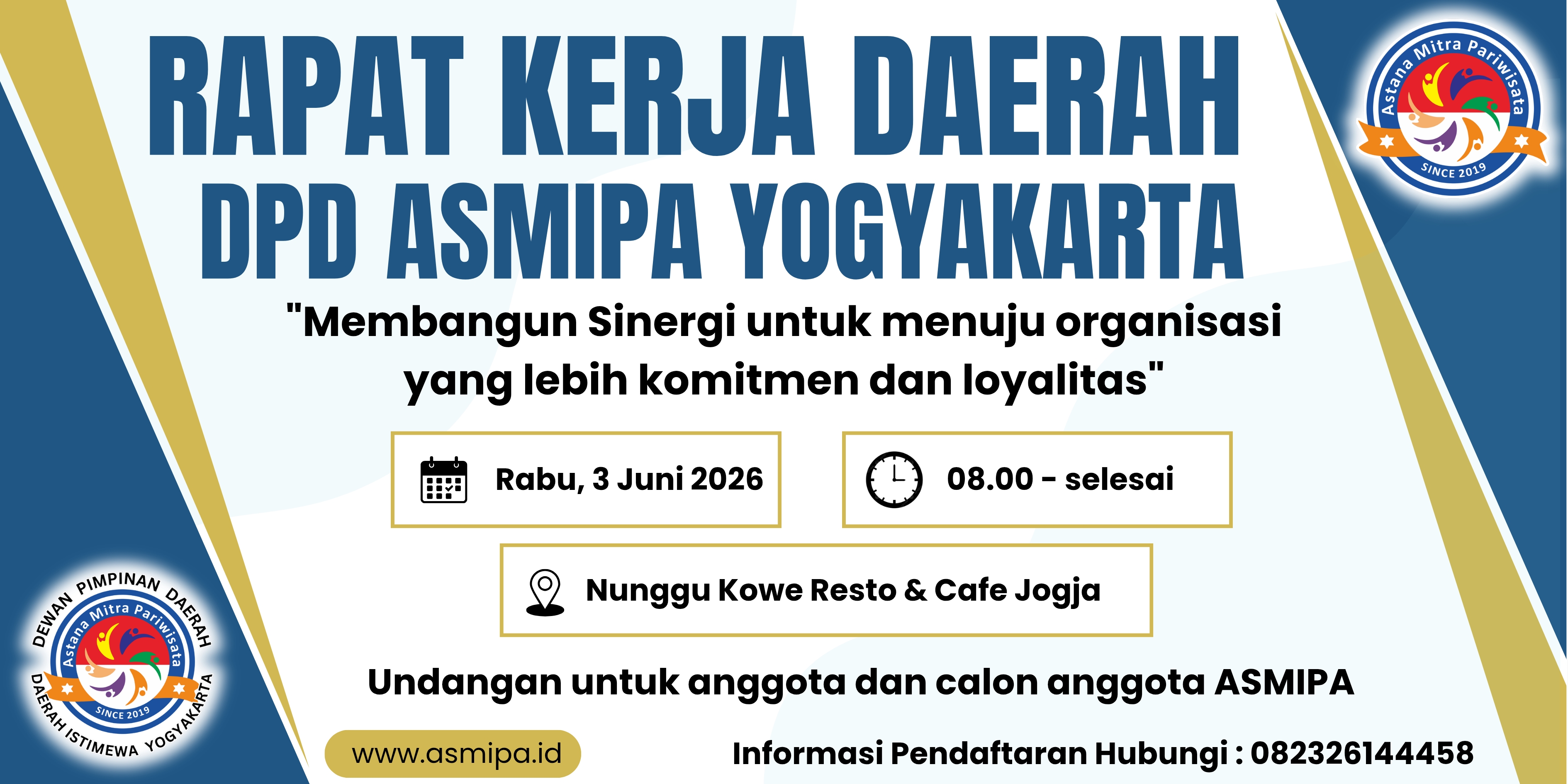 RAKERDA DPD ASMIPA YOGYAKARTA